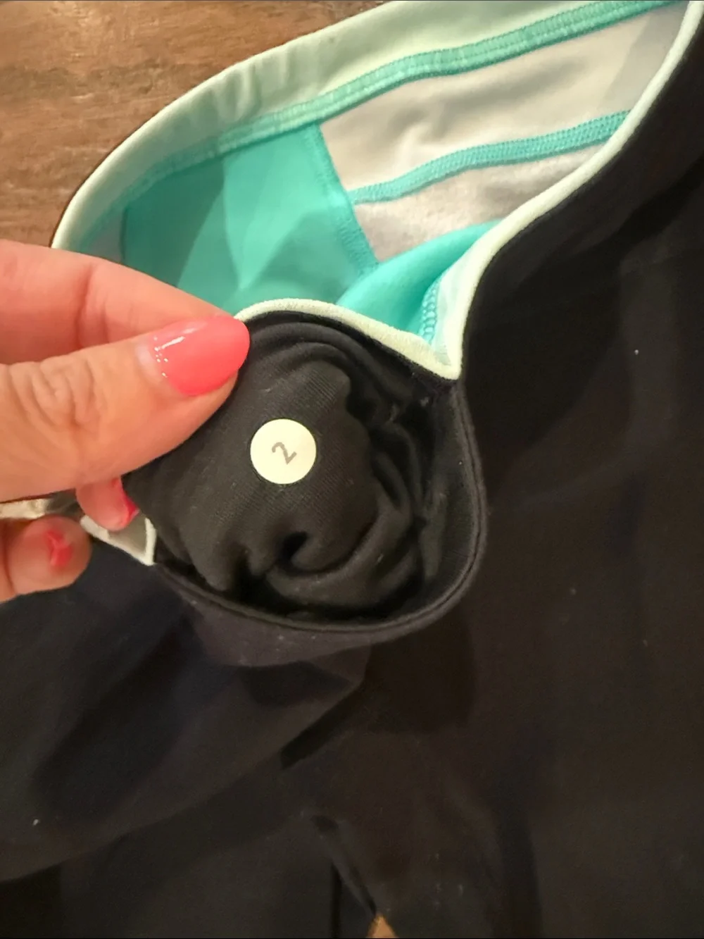 Lululemon cropped leggings, size 2
